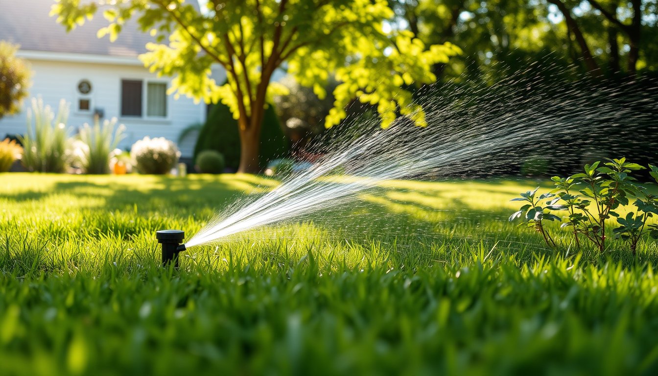 Bewässerungsplan für einen gesunden Rasen im Sommer