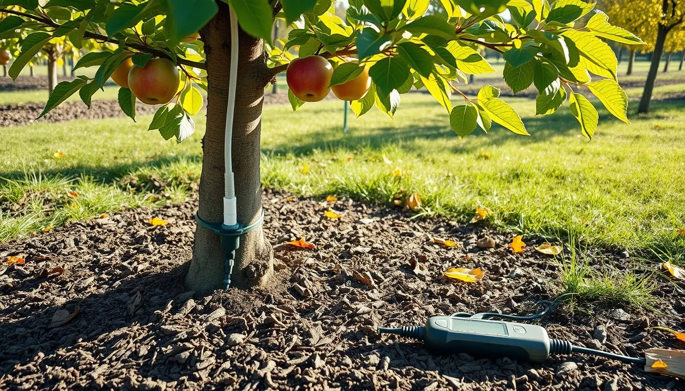 Bewässerungsstrategien für Obstbäume im Trockenjahr